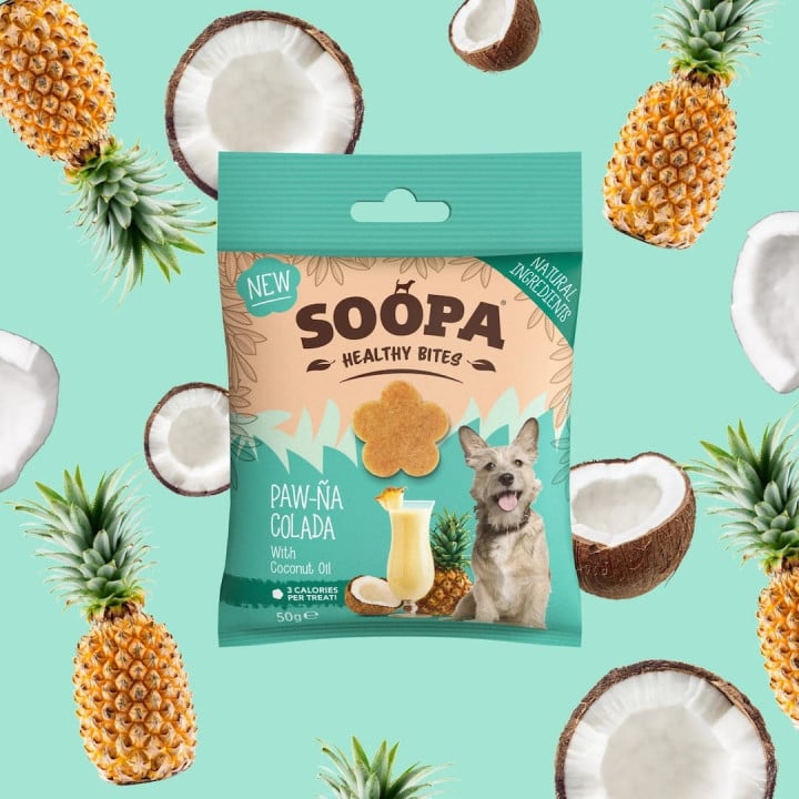 Paw-Na Colada skanėstai šunim, SOOPA