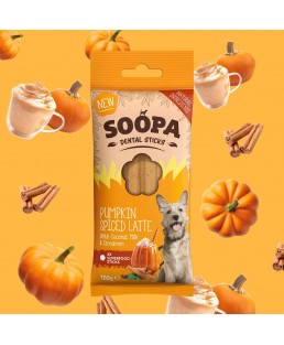 Pumpkin Spiced Latte Sticks lazdelės šunims, SOOPA