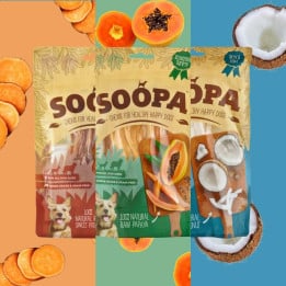 SOOPA natūralių džiovintų skanėstų rinkinys šuniui