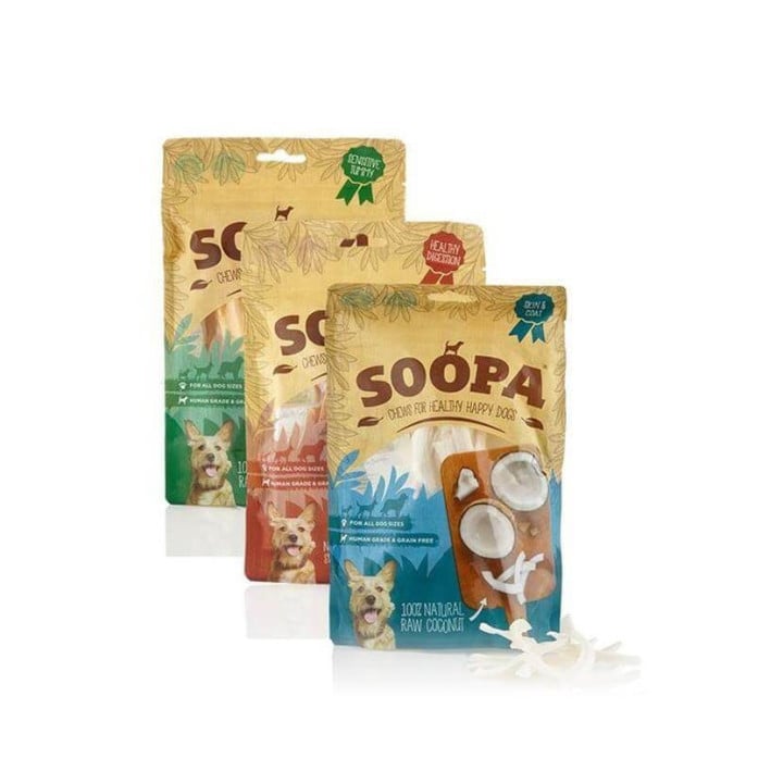 SOOPA natūralių džiovintų skanėstų rinkinys šuniui
