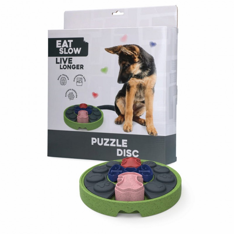 Šunų skanėstų galvosūkis „Puzzle Disc“, Eat Slow Live Longer