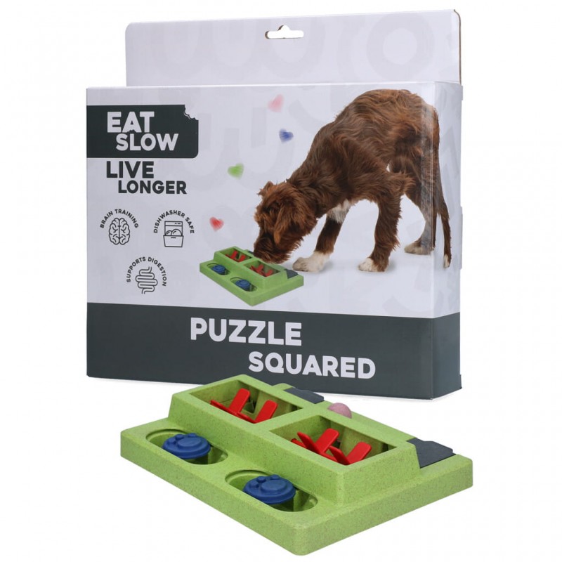 Šunų skanėstų galvosūkis „Puzzle Squared“, Eat Slow Live Longer