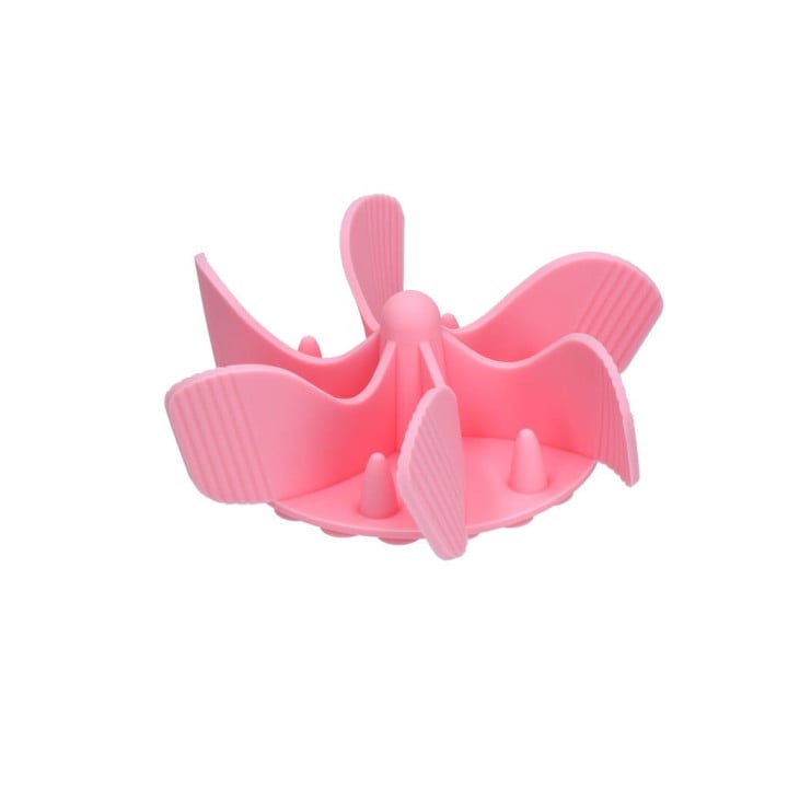 Lėto ėdimo priedas dubenėliui, Gobble Stopper (rožinė), Eat Slow Live Longer
