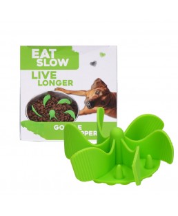 Lėto ėdimo priedas dubenėliui, Gobble Stopper (žalias), Eat Slow Live Longer