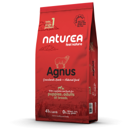 Sausas maistas suaugusiems šunims ir šuniukams su ėriena – Naturea Naturals Adult & Puppies Lamb