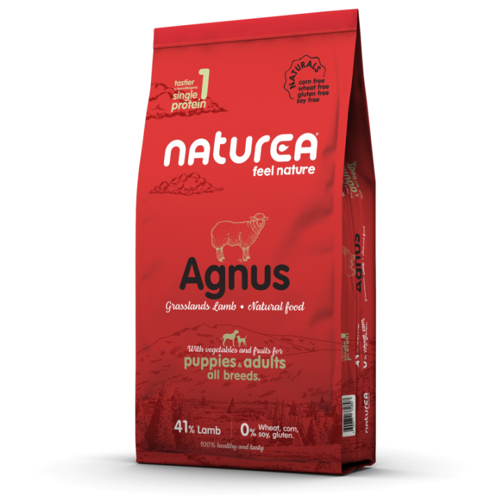 Sausas maistas suaugusiems šunims ir šuniukams su ėriena – Naturea Naturals Adult & Puppies Lamb