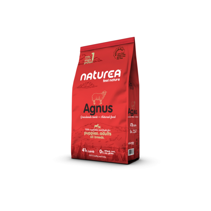 Naturea Naturals Adult & Puppies Agnus Lamb sausas maistas šunims ir šuniukams su ėriena