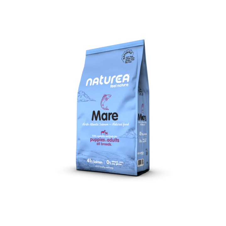 Naturea Naturals Adult & Puppies Mare Salmon sausas maistas šunims ir šuniukams su lašiša