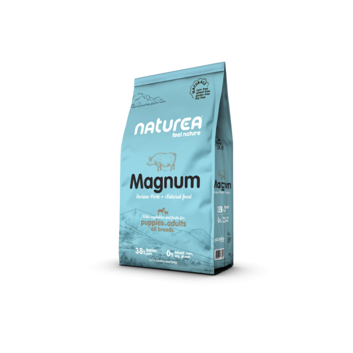 Sausas maistas suaugusiems šunims ir šuniukams su kiauliena – Naturea Naturals Adult & Puppies Iberian Pork