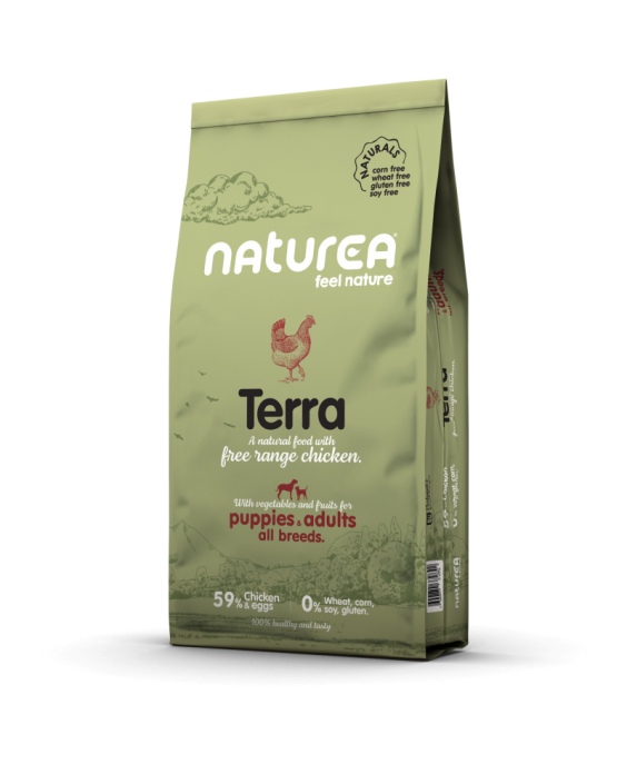 Sausas maistas suaugusiems šunims ir šuniukams su vištiena – Naturea Naturals Adult & Puppies Chicken