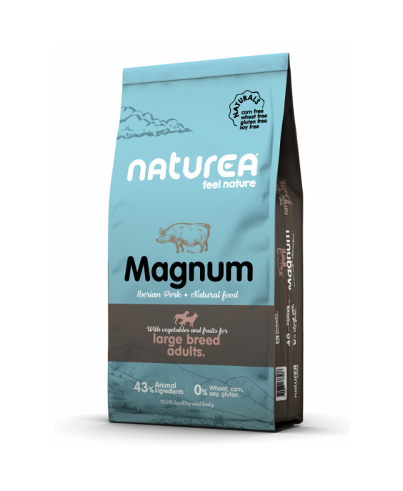 Sausas maistas suaugusiems didelių veislių šunims su kiauliena – Naturea Naturals Adult Large Breed Iberian Pork