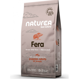 Sausas maistas suaugusiems šunims ir šuniukams su šerniena – Naturea Naturals Adult & Puppies Wild Boar