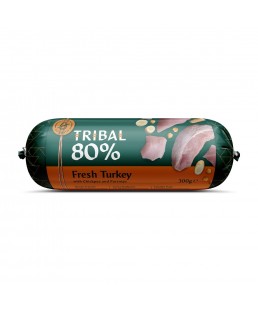 Gurmaniška dešra šunims su šviežia kalakutiena „Gourmet Sausage 80% Fresh Turkey“, TRIBAL