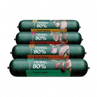 Gurmaniška dešra šunims su šviežia kalakutiena „Gourmet Sausage 80% Fresh Turkey“, TRIBAL
