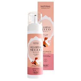 Natural Derma Pet sausasis šunų šampūnas – serbentai ir persikai