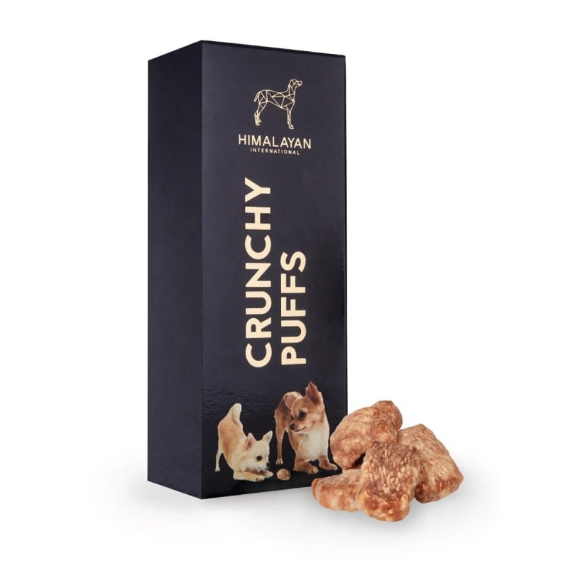 Traškūs jako sūrio skanėstai šunims „Crunchy Puffs“, 70 g