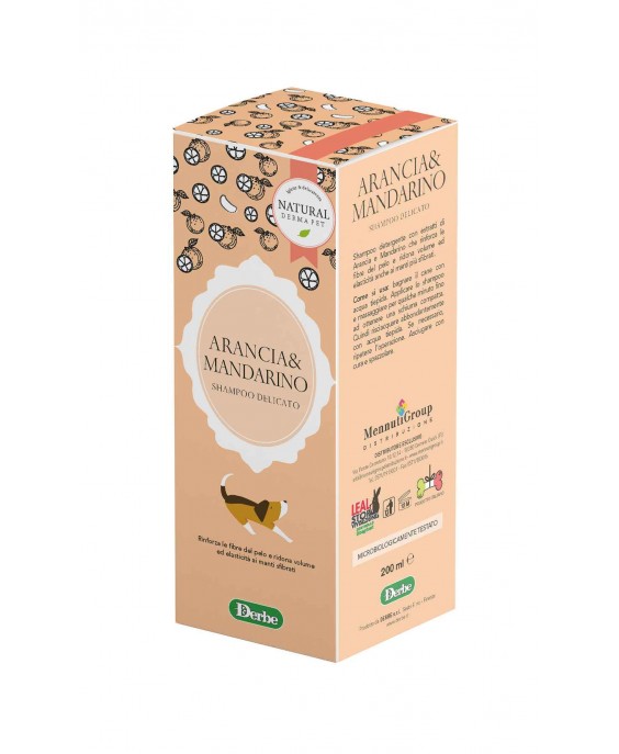 Šampūnas šunims su apelsinais ir mandarinais - stiprina ir gaivina kailį