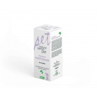 Šunų šampūnas baltam kailiui – su UV apsauga, simondsijų aliejumi ir ženšeniu