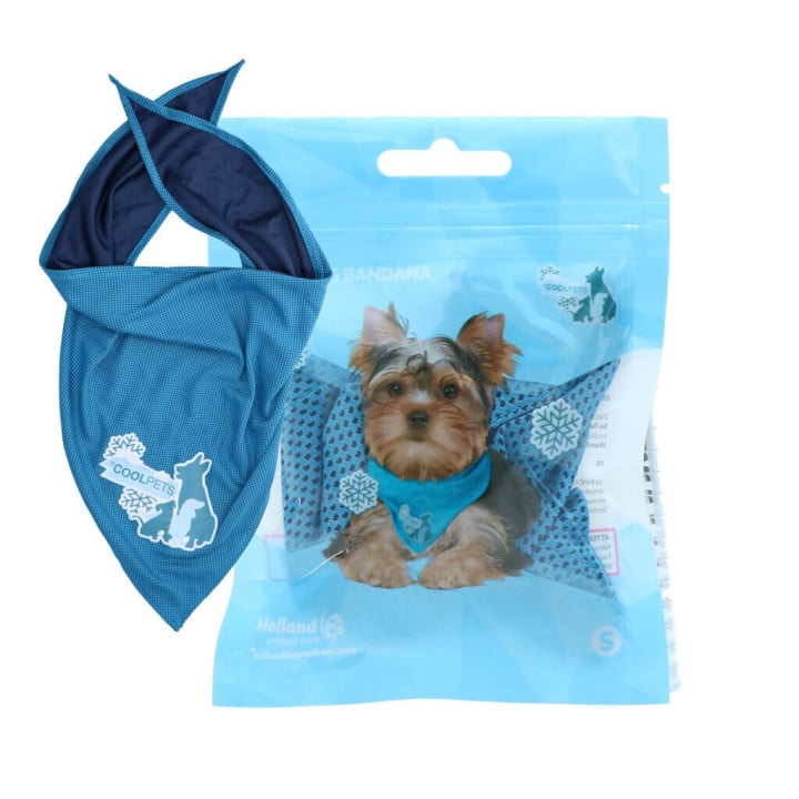 Vėsinanti skarelė mažiems šunims, CoolPets Cooling Bandana 30x30cm (S)