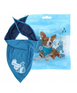 Vėsinanti skarelė vidutiniams šunims, CoolPets Cooling Bandana 45x45cm (M)