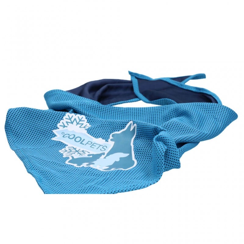 Vėsinanti skarelė dideliems šunims, CoolPets Cooling Bandana 60x60cm (L)