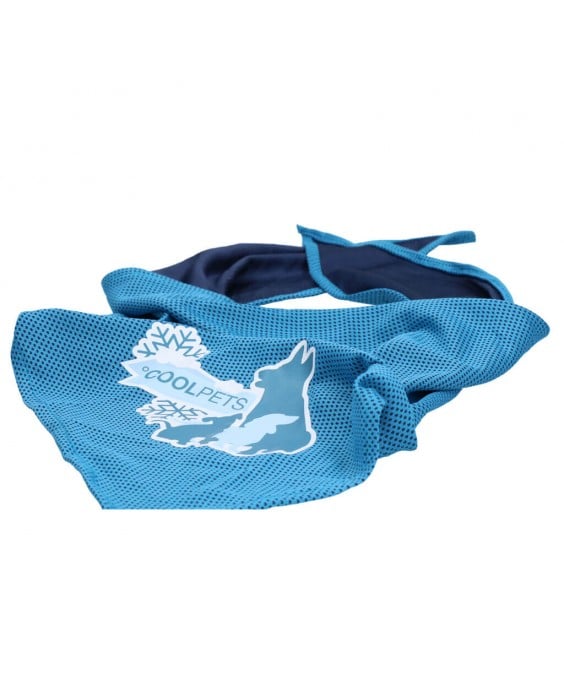 Vėsinanti skarelė dideliems šunims, CoolPets Cooling Bandana 60x60cm (L)
