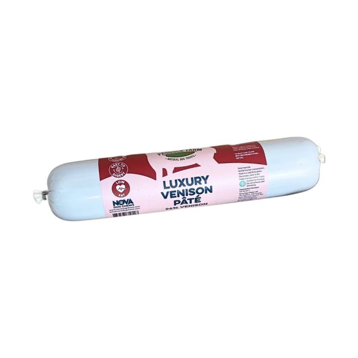 Stirnienos paštetas šunims – Luxury Venison Pate, 400 g – Paddock Farm