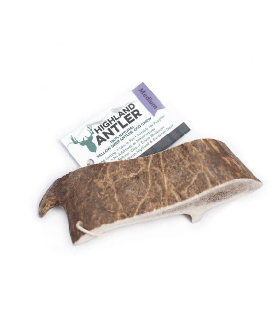 Danieliaus ragas šunims – Highland Fallow Antler – M dydis 76–150 g