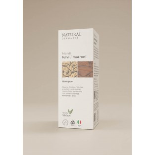Natural Derma Pet Brown Coat Shampoo – Šampūnas rudam ir gelsvai rusvam kailiui, 200ml