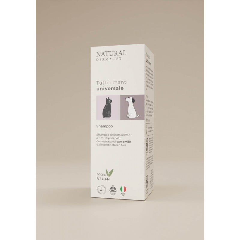 Natural Derma Pet Gentle & Soothing Shampoo – Šampūnas su ramunėlėmis visų tipų kailiui, 200ml