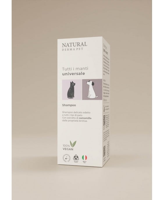 Natural Derma Pet Gentle & Soothing Shampoo – Šampūnas su ramunėlėmis visų tipų kailiui, 200ml