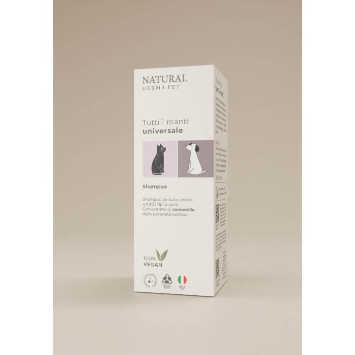 Natural Derma Pet Gentle & Soothing Shampoo – Šampūnas su ramunėlėmis visų tipų kailiui, 200ml