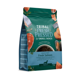 Šalto spaudimo mažų veislių suaugusių šunų maistas su lašiša – Tribal Fresh Pressed Adult Small Breed Salmon