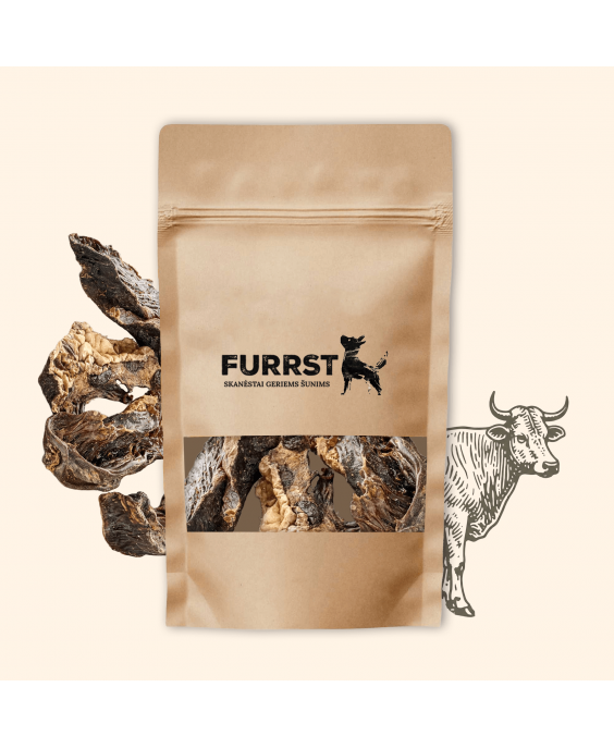 FURRST džiovinta jautienos širdis šunims – natūralus kramtalas, 100g