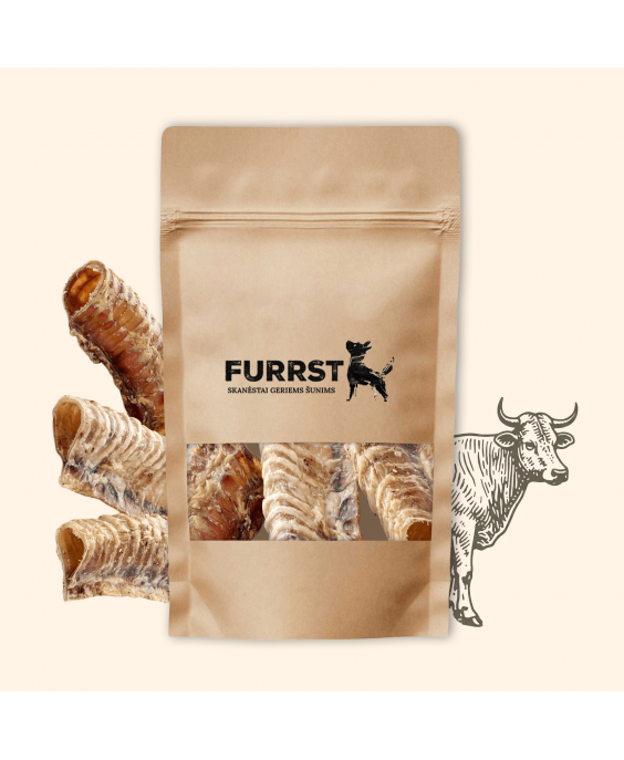 FURRST jaučių trachėjos šunims | kramtalas sąnariams, 100g