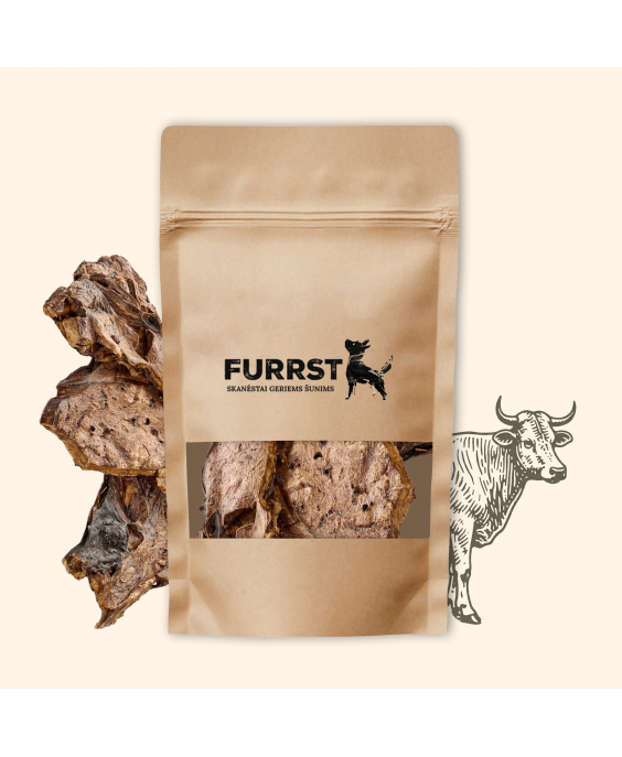 FURRST džiovinti jaučių plaučiai šunims | Natūralus kramtalas, 100g