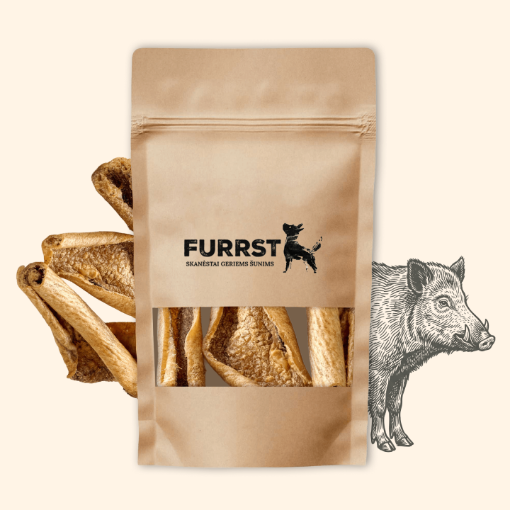 FURRST šerno oda šunims | Natūralus kramtalas, 100g