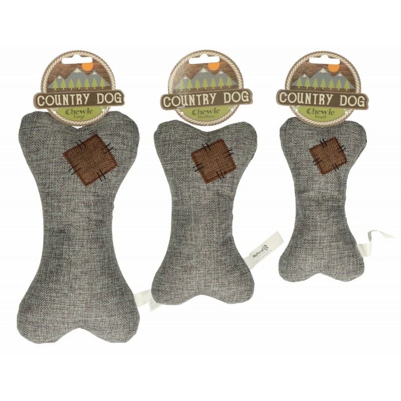Ekologiškas pliušinis žaislas šunims Kaulas, Country Dog Chewie