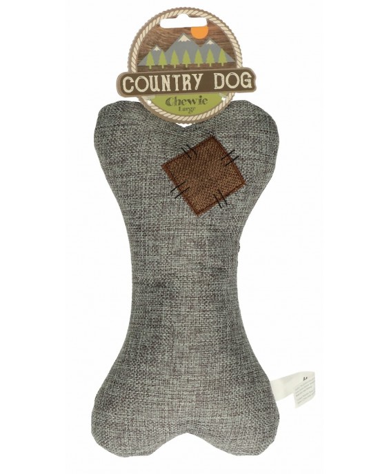 Ekologiškas pliušinis žaislas šunims Kaulas, Country Dog Chewie