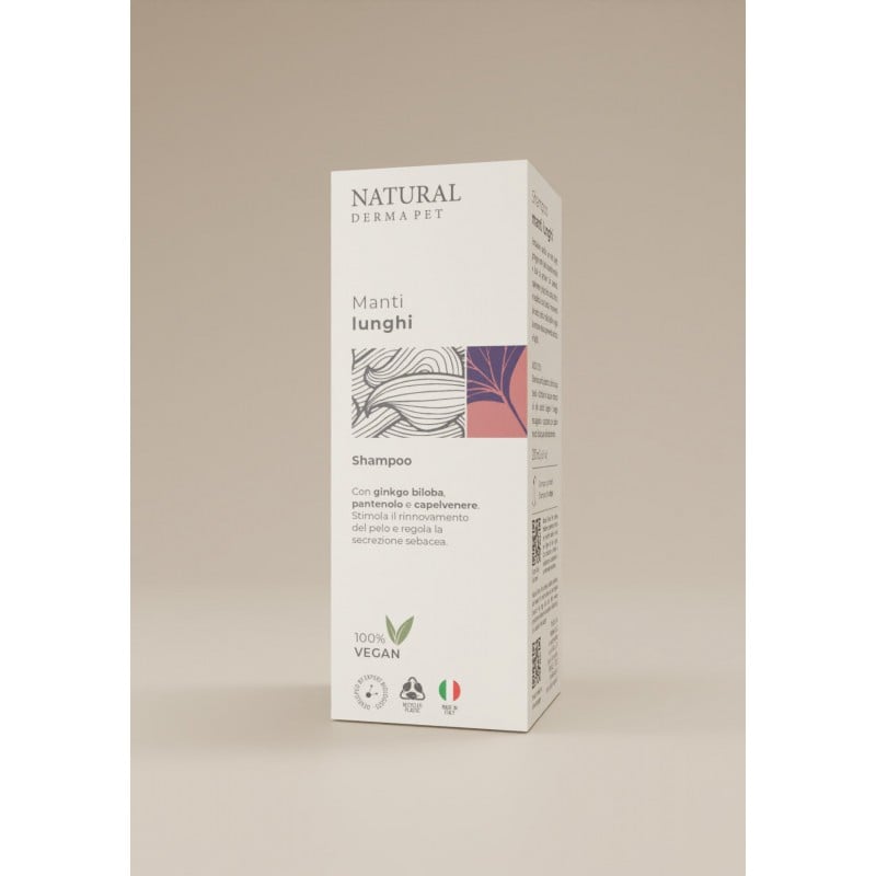 Natural Derma Pet šampūnas ilgaplaukiams šunims – pantenolis