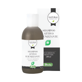 Natural Derma Pet šampūnas šunims su sidabru ir juodu moliu, 200 ml