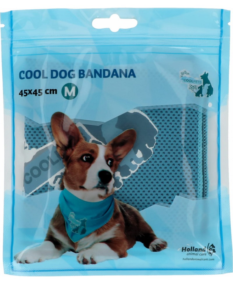 Vėsinanti skarelė vidutiniams šunims, CoolPets Cooling Bandana 45x45cm (M)
