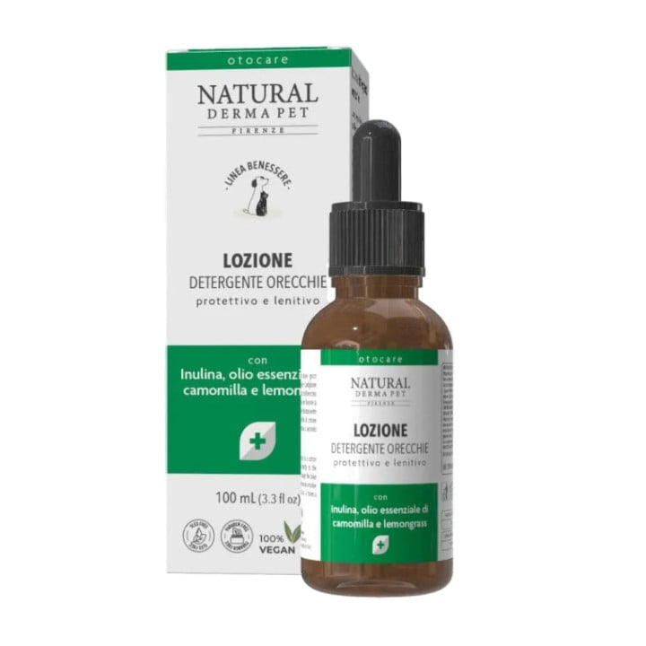 Natural Derma Pet švelnus ausų valymo losjonas augintiniams
