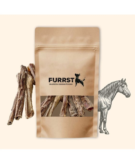 FURRST arklių stemplės šunims | Hipoalerginis kramtalas, 100g