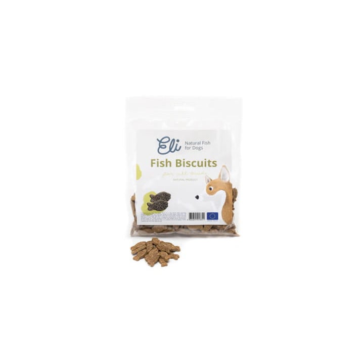 ELI Žuvies sausainiukai 80 g, skanėstas šunims