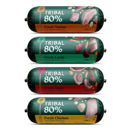 TRIBAL 80% degustacinis šlapio maisto rinkinys šunims