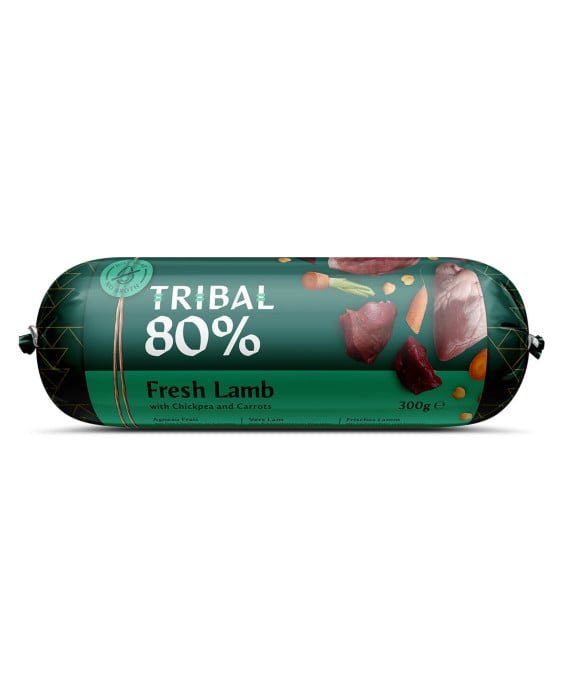 Šlapias maistas šunims su ėriena | Tribal Gourmet Sausage