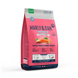 Sausas maistas didelių veislių šunims su lašiša - Marly & Dan