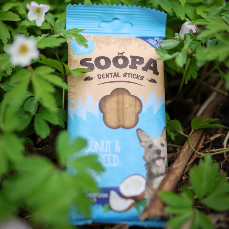 SOOPA Kokosų ir Čija sėklų dantų kramtukai šunims, 100gr