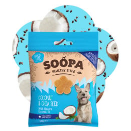 SOOPA Kokosų ir Čija sėklų skanėstai šunims